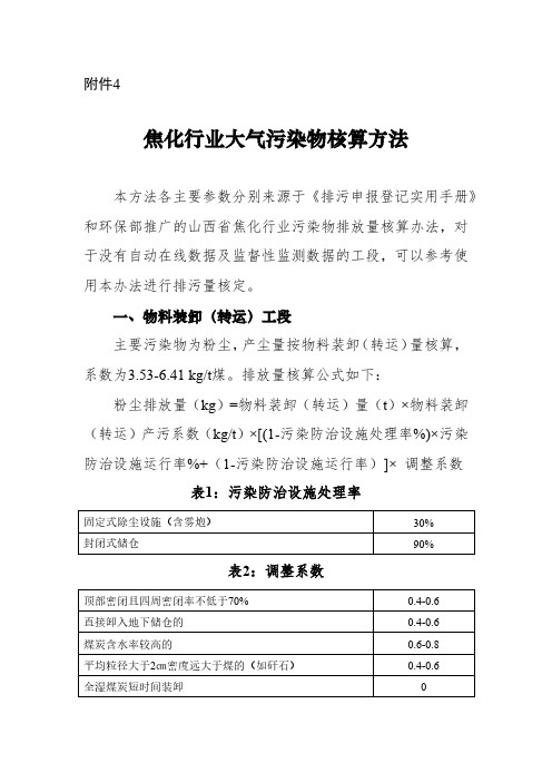 4.焦化行业大气污染物核算方法.pdf