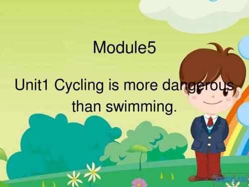 Cycling is more dangerous than swimming.