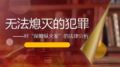 杭州保姆纵火案课件.pptx