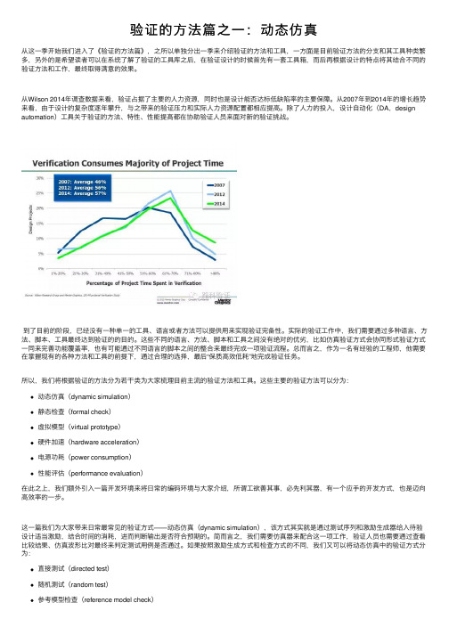 验证的方法篇之一：动态仿真