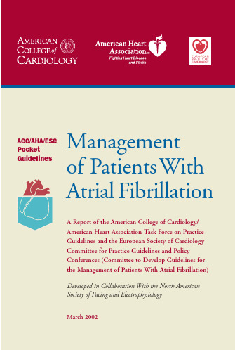 ACCAHAESC房颤指南袖珍指南课件