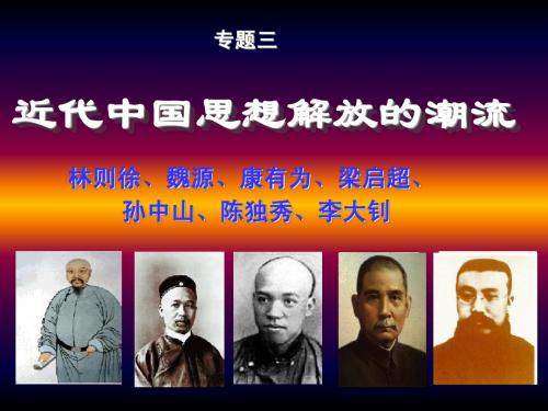 高考复习近代中国思想解放潮流 经典PPT 高考必备