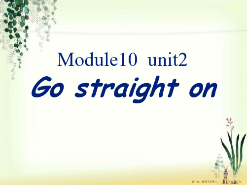 module10-Unit_2_Go_straight_on