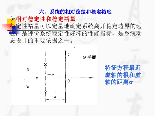 自动控制原理讲义A1频率特性稳定裕度与系统频率指标