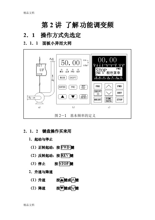 (整理)变频器应用教程培训讲义2.