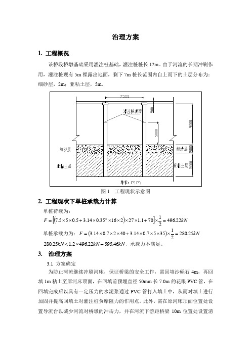 河流冲刷治理方案