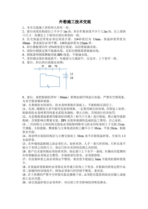 外粉技术交底