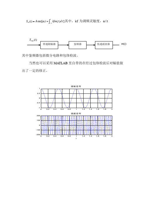 FM调制解调原理