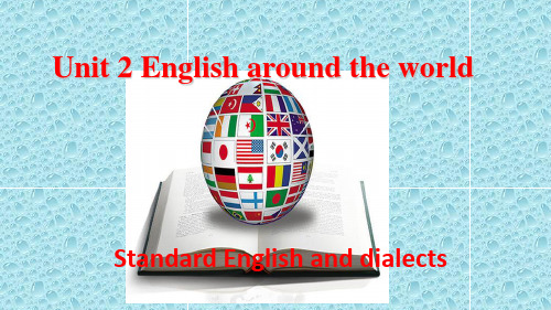 高中英语赛课课件 Standard English and Dialects 111