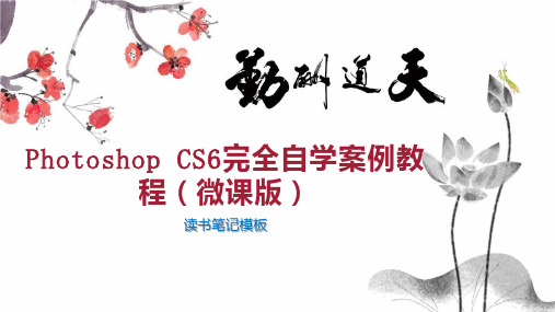 Photoshop CS6完全自学案例教程(微课版)