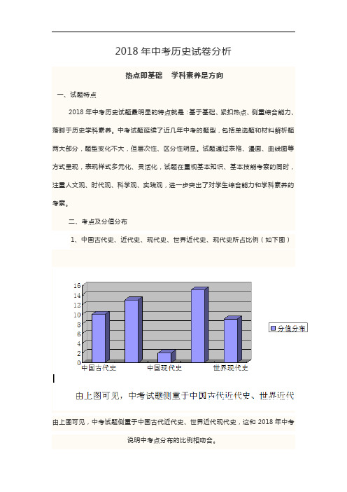 2018年陕西中考历史试卷分析.doc