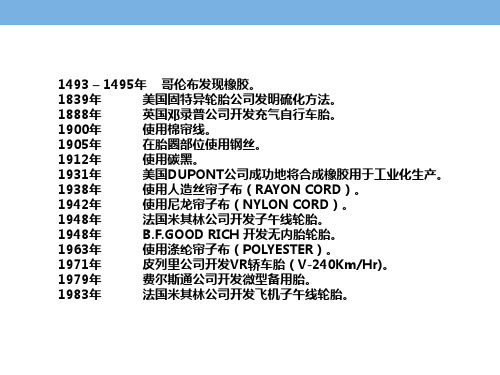 轮胎基础知识介绍