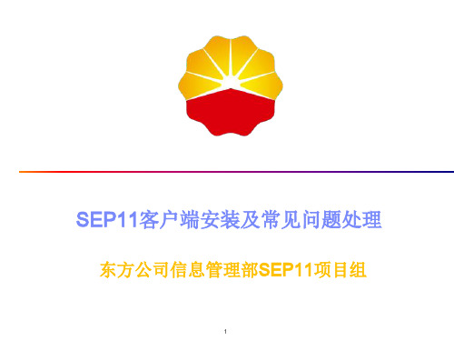 SEP11客户端安装及常见问题处理