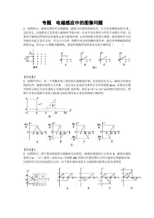 专题二电磁感应中的图像问题