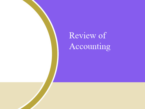 财务管理基础课件：Review of Accounting