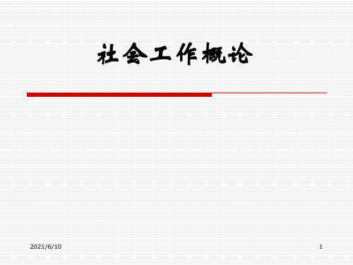 《社会福利制度》PPT课件