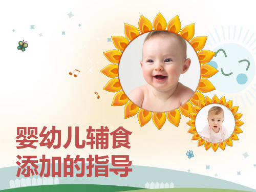 婴幼儿辅食添加的指导ppt课件