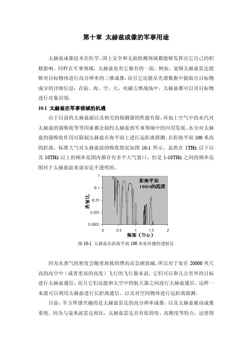 第十章 太赫兹成像的军事应用