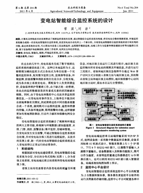 变电站智能综合监控系统的设计