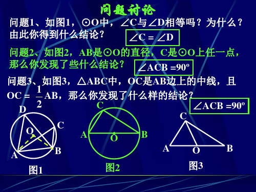 课件233圆周角和圆心角的关系.ppt