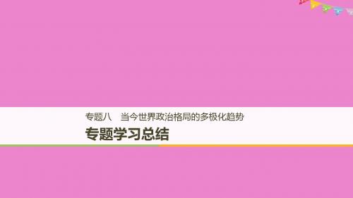 [精品课件](浙江专用版)2018-2019高中历史 专题八 解放人类的阳光大道专题学习总结课件 人民版必修1