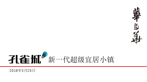 地产-孔雀城新一代超级宜居小镇品牌方案_策划资料_营销策划精品_2019年最新精选干货-第一期_pp