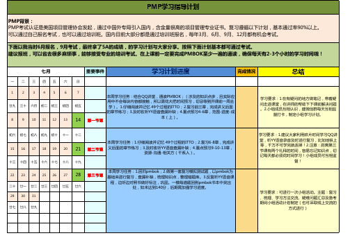 项目管理复习经验计划总结,考试必过