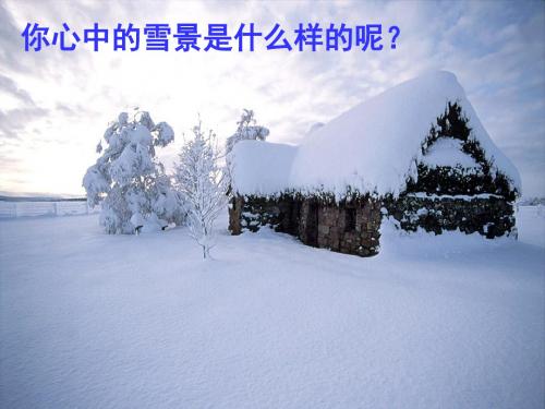 湖心亭看雪--公开课定稿