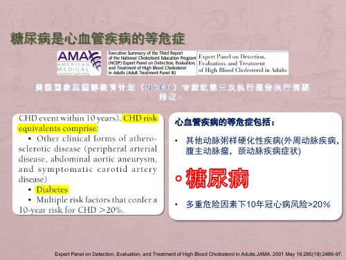 磺脲类降糖药心血管安全性