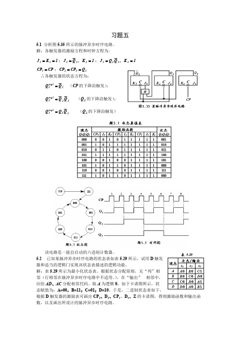 (完整版)数字逻辑课后习题答案