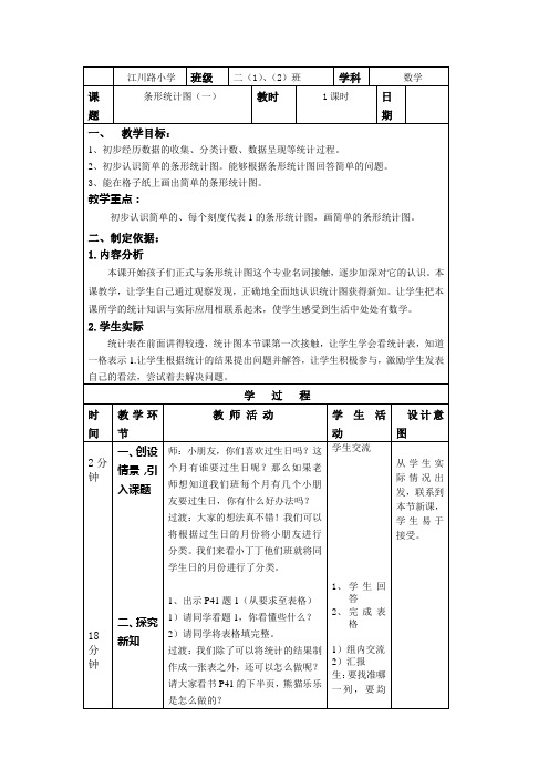 条形统计图(一)