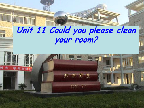 新目标人教版初中英语八年级上册《Unit 11 Could you please clean your room》精品