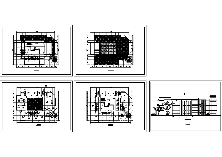 某地幼儿园和社区服务中心建筑设计施工图