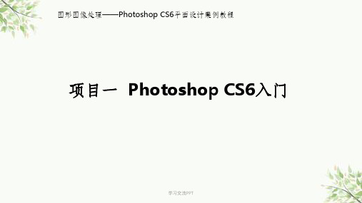 PhotoshopCS6入门课件