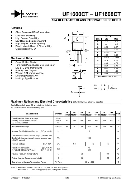 UF1604CT中文资料