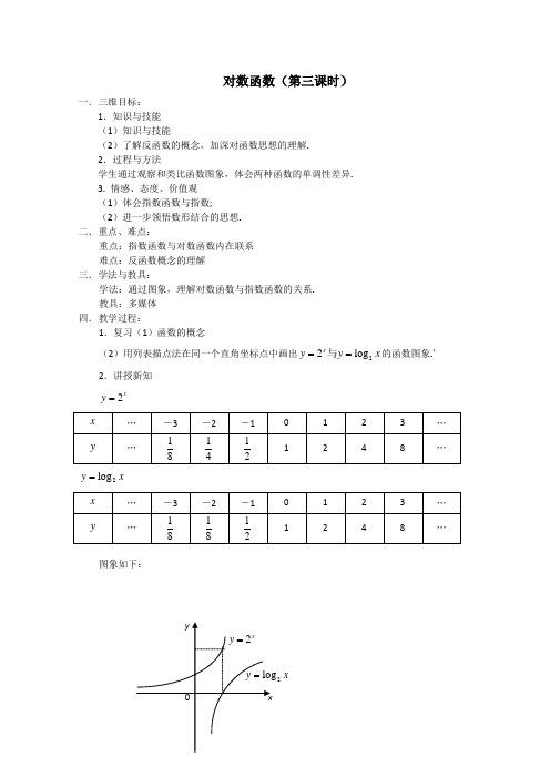 数学：2.2.2(二)教案(新人教A版必修1)