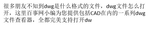 dwg是什么文件？