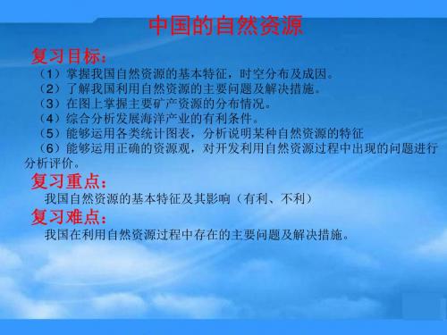 八年级地理上册 第二章 中国的自然环境课件 (新版)湘教版