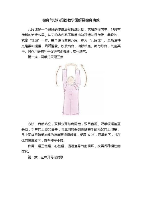 健身气功八段锦教学图解及健身功效