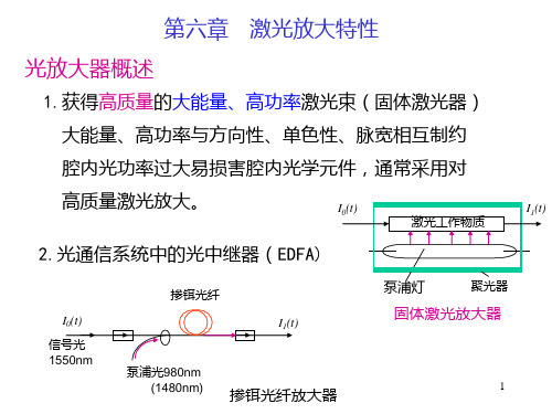 yz第六章-激光放大特性PPT课件