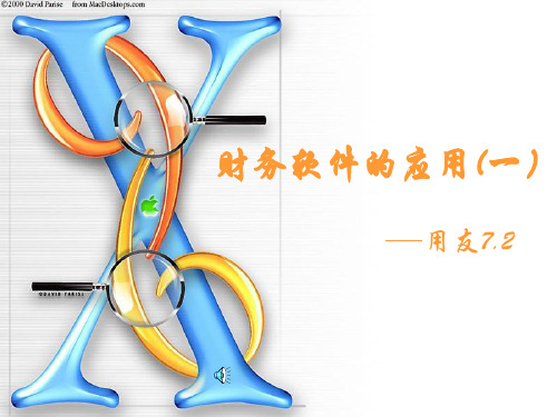 财务软件的应用-用友(PPT 52页)