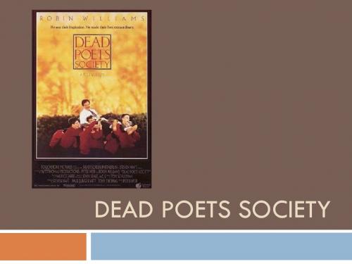 Dead Poets Society