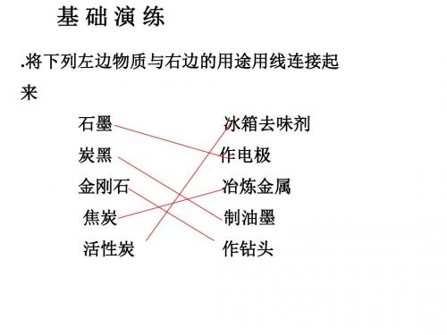 碳单质的化学性质