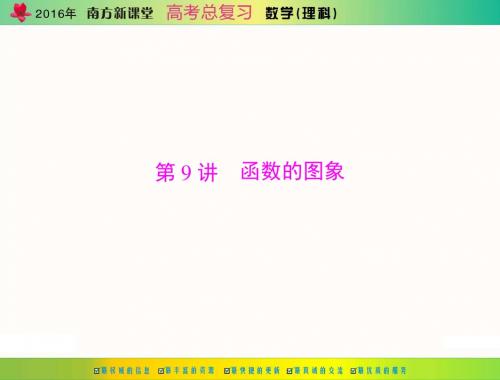 2016年《南方新课堂·高考总复习》数学(理科) 第二章 第9讲 函数的图象