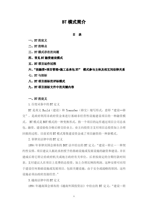 BT简介