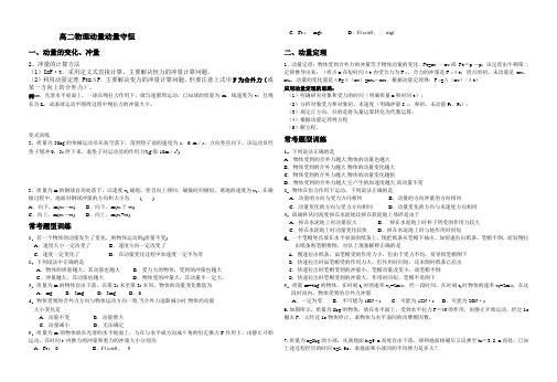 高二物理动量与冲量考点解析