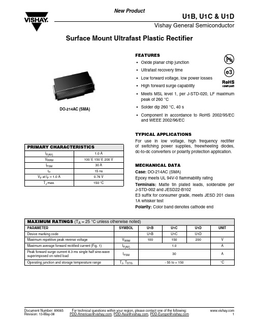 U1B中文资料