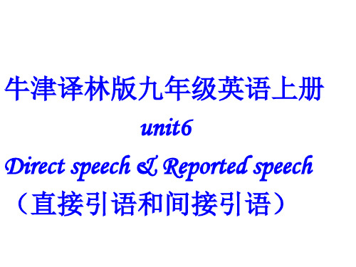 牛津译林版九年级英语上册unit6语法PPT课件(共24张PPT)