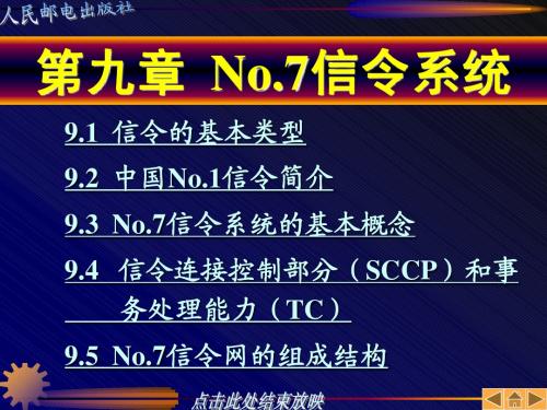 No.7信令系统