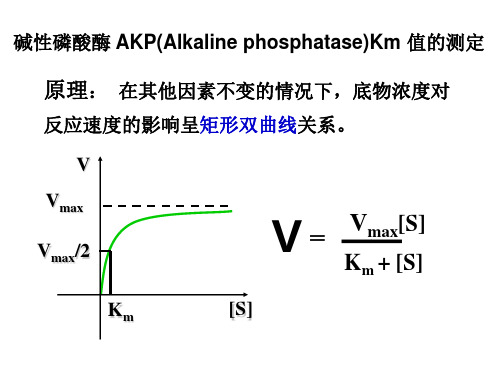生化实验课件：Km值测定